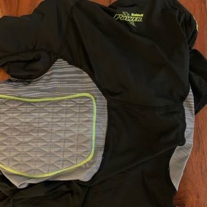 Riddell football chest protector shirt
